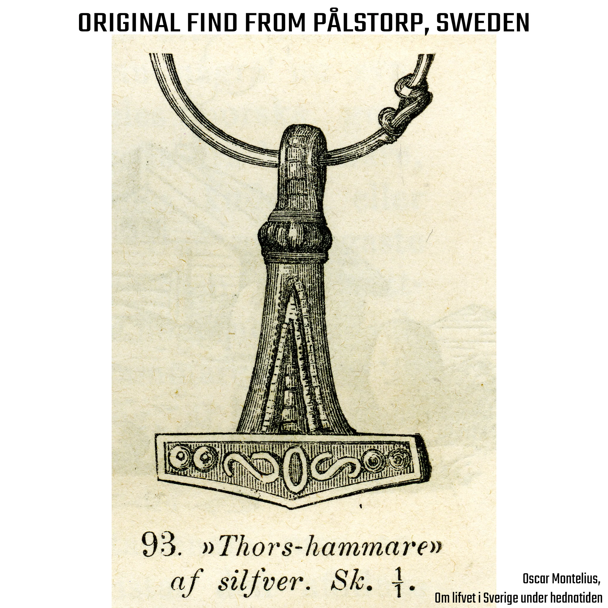Pålstorp Thor's Hammer, Bronze - Image 3