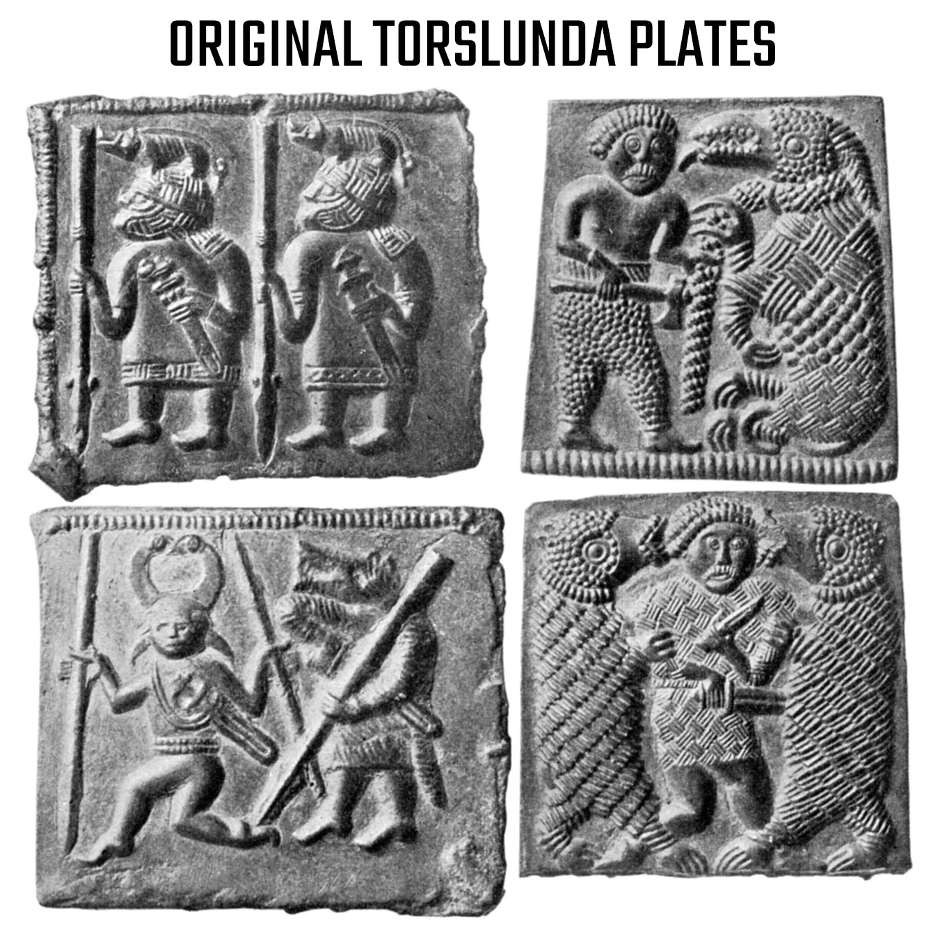 Pillow Cover 2, Torslunda Collection, Blue - Image 4