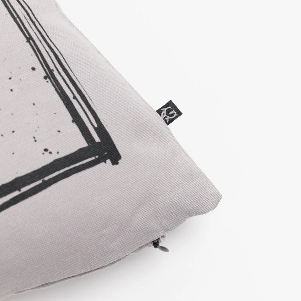 Pillow Cover 2, Torslunda Collection, Grey - Image 2