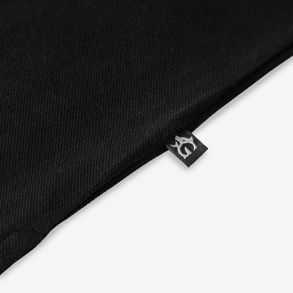 Polo Shirt, Grimfrost Runes, Black - Image 5