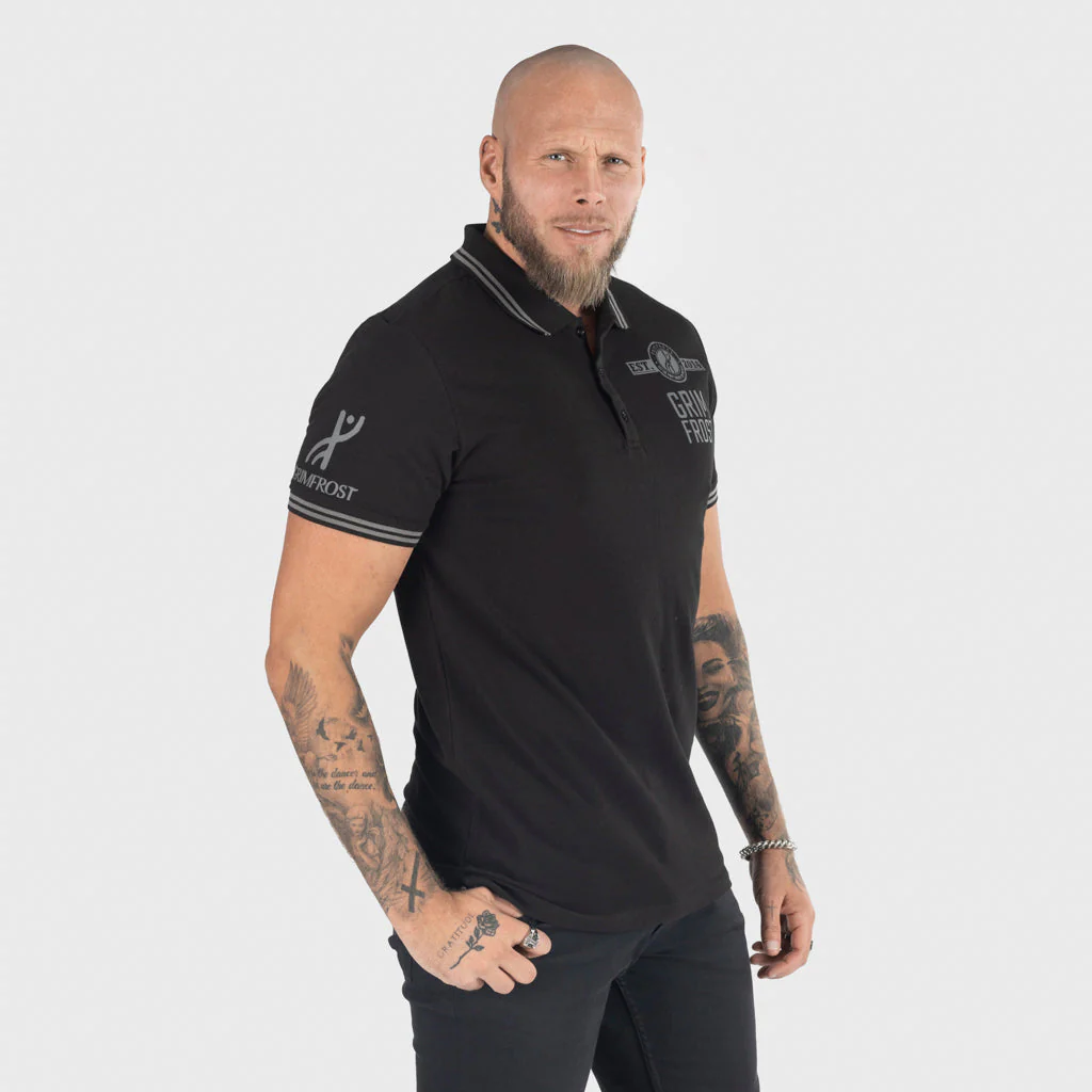 Polo Shirt, Team Grimfrost, Black - Image 8
