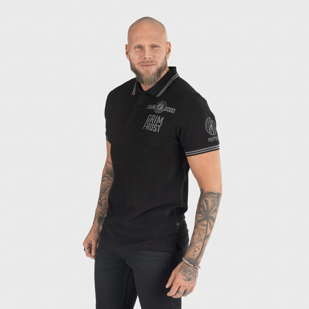 Polo Shirt, Team Grimfrost, Black - Image 9