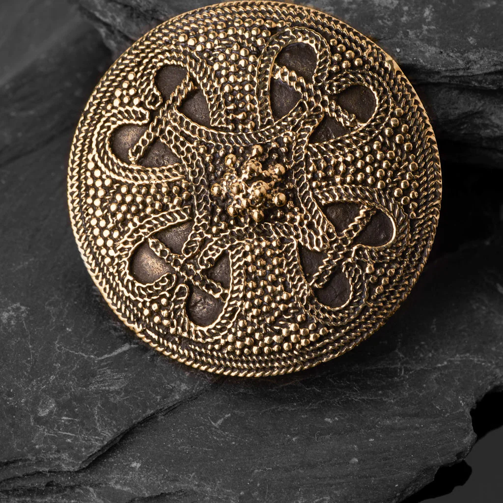 Premium Birka Brooch, Bronze - Image 2
