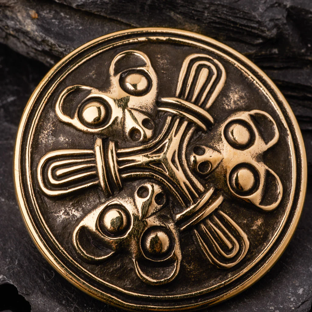 Premium Borre Brooch, Bronze - Image 2