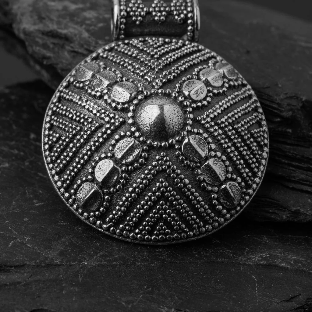 Premium Gnezdovo Pendant, Silver - Image 4
