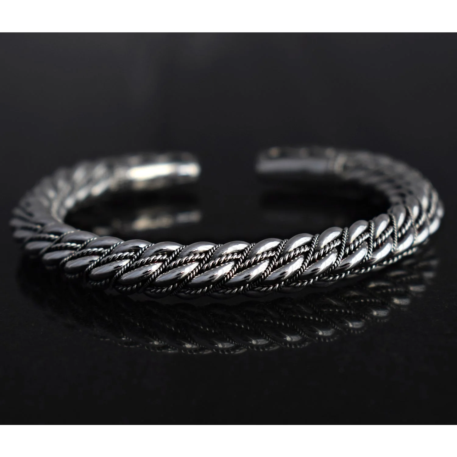 Premium Gotland Armring, Silver - Image 4
