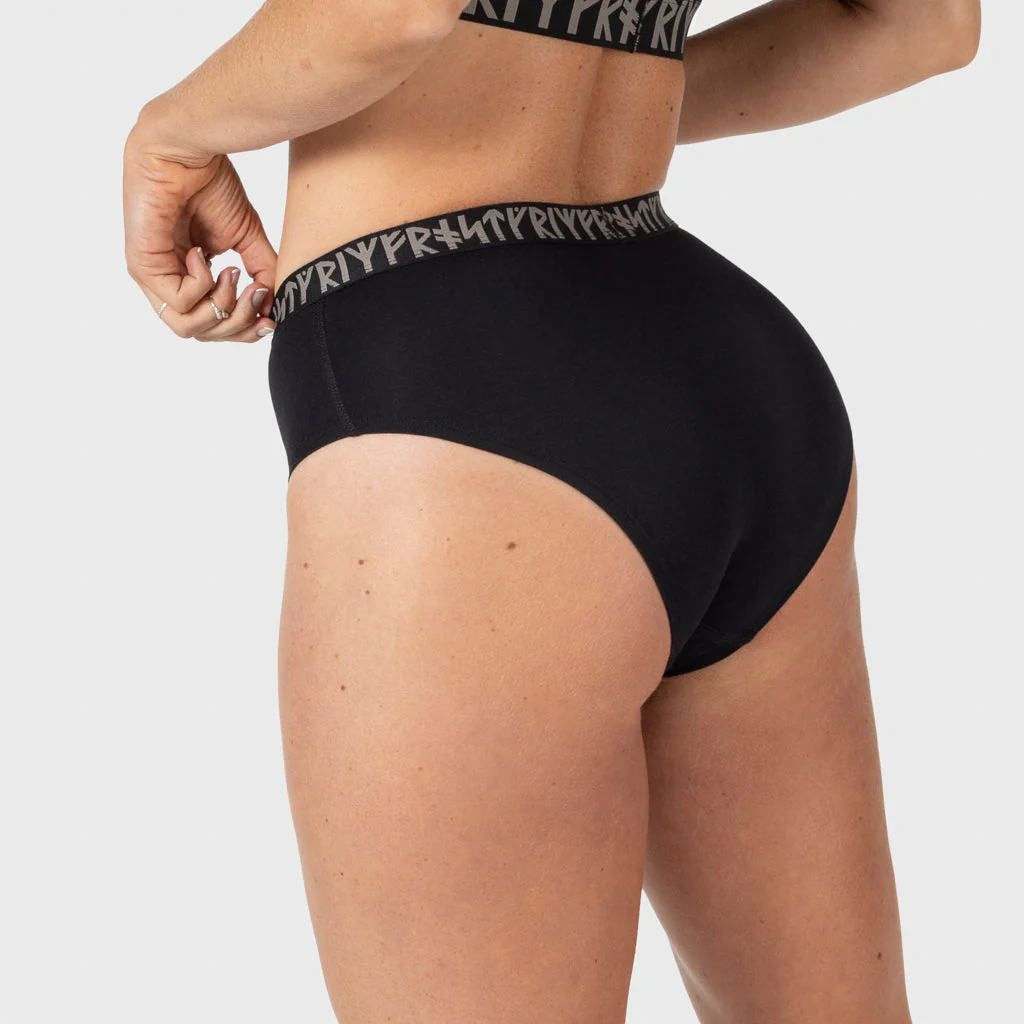 Premium Hipster Briefs, Black Modal - Image 3