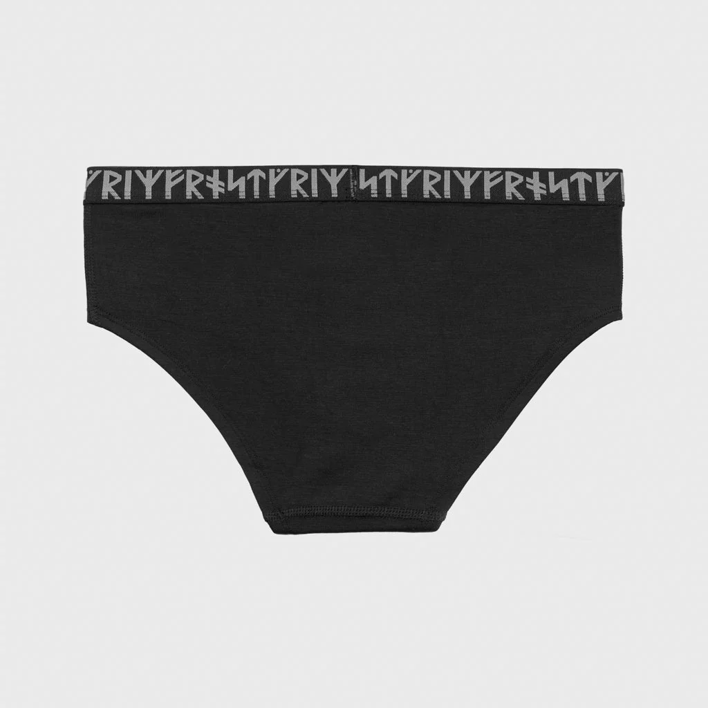 Premium Hipster Briefs, Black Modal - Image 4