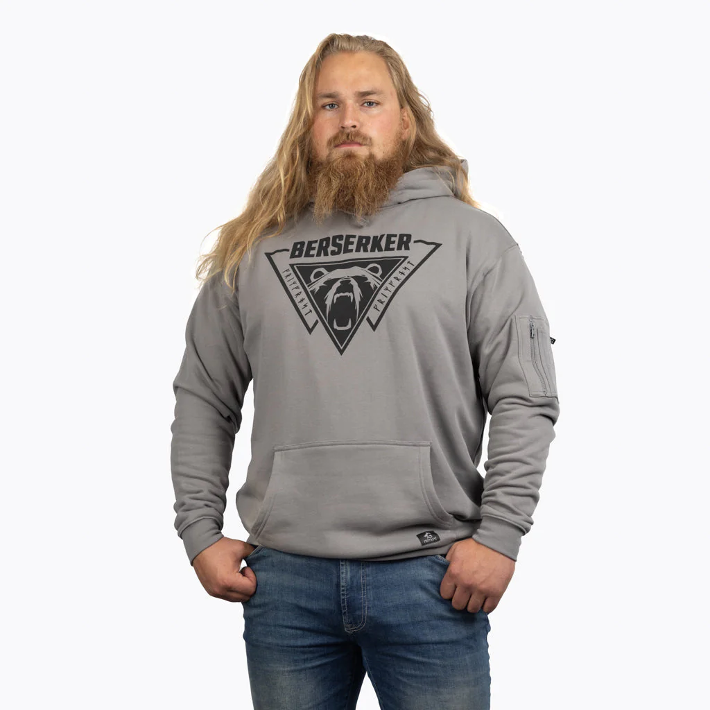 Premium Hoodie, Berserker, Grey - Image 2