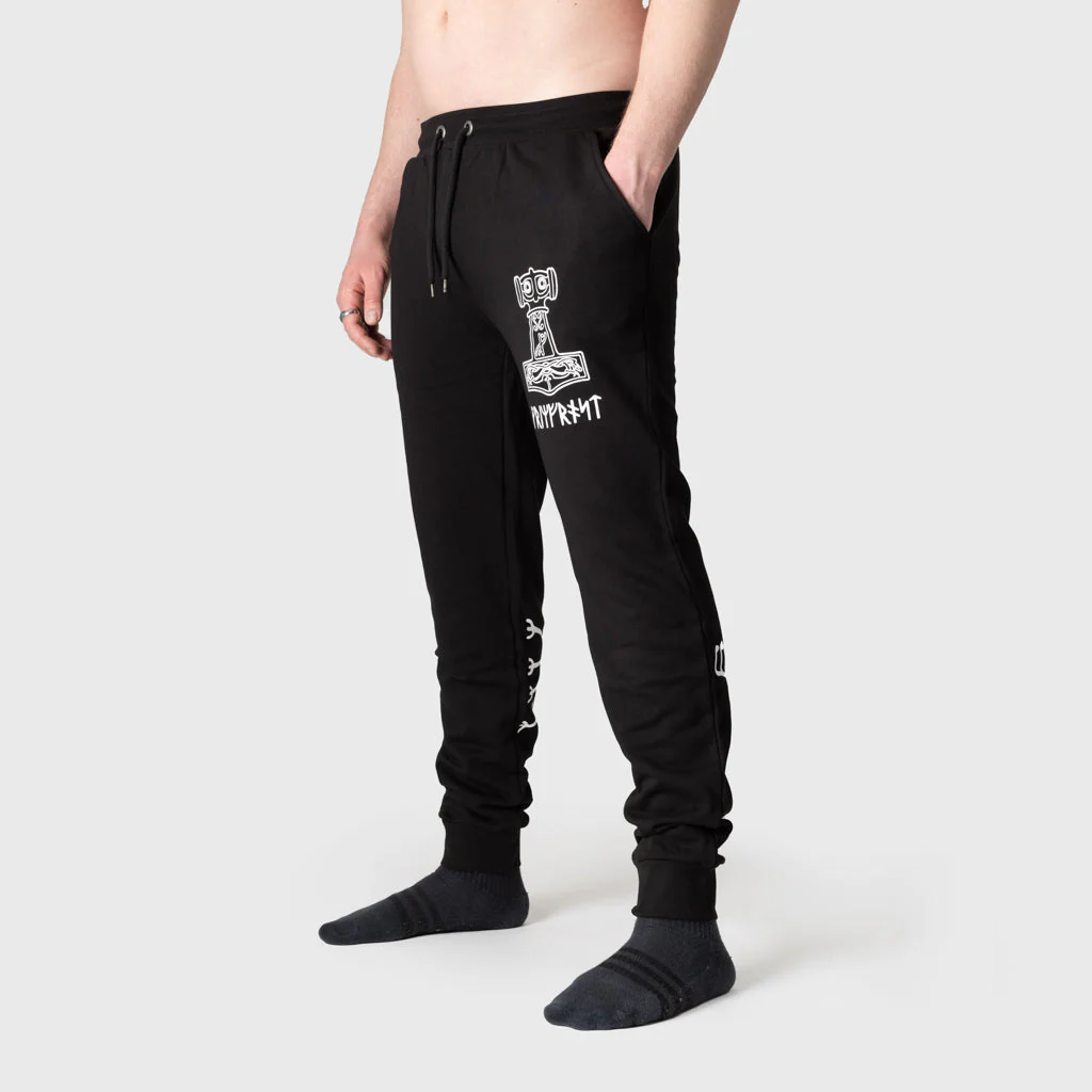 Premium Sweatpants, Mjolnir, Black - Image 2
