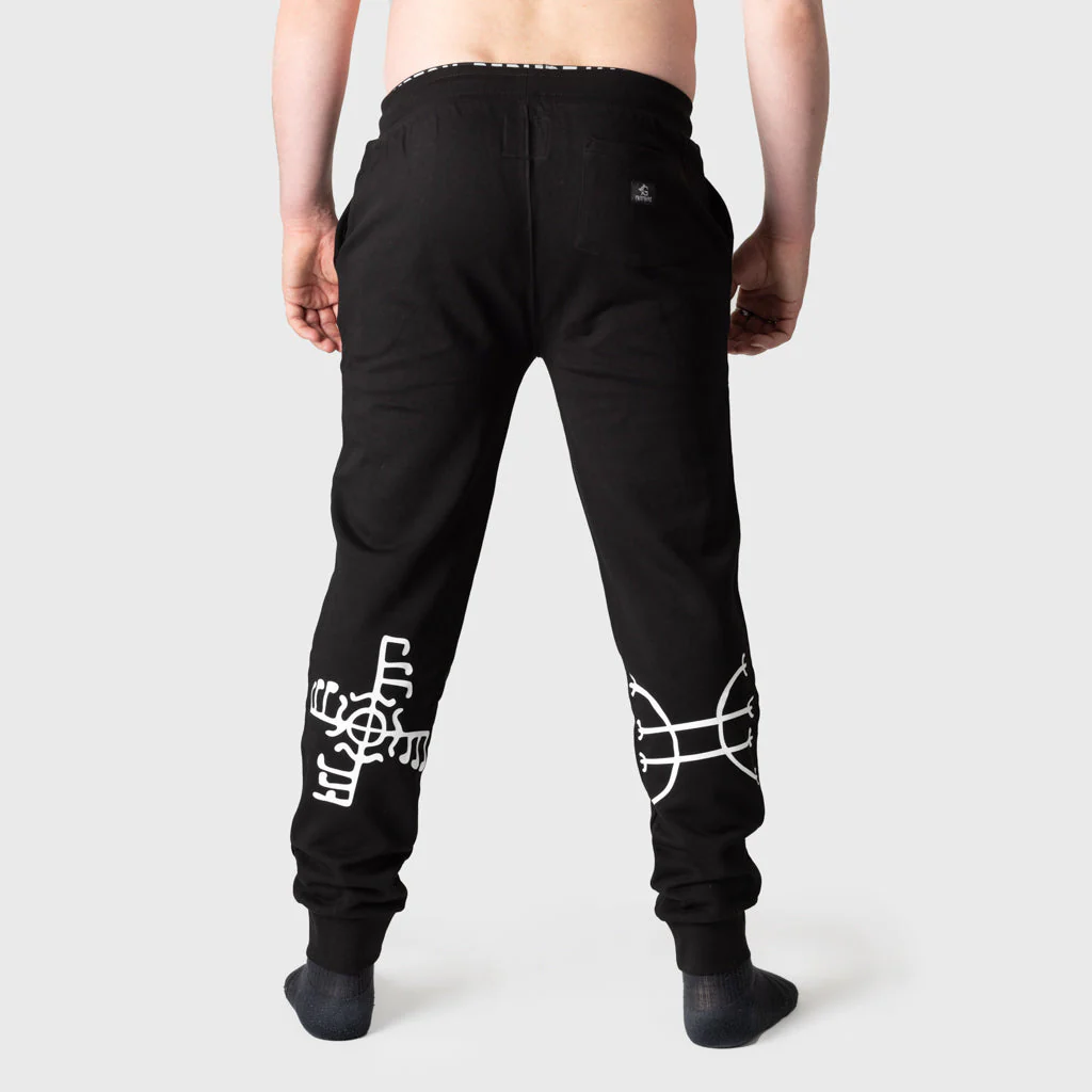 Premium Sweatpants, Mjolnir, Black - Image 3