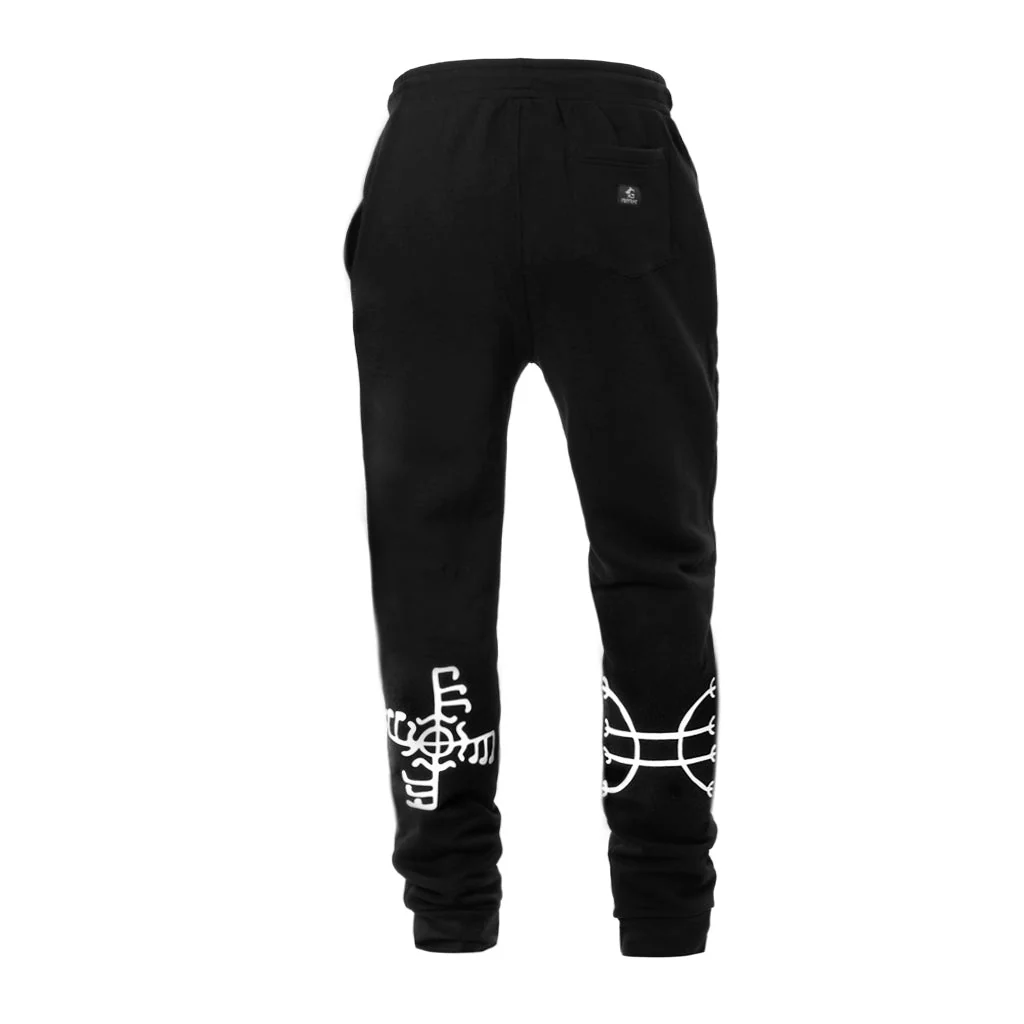 Premium Sweatpants, Mjolnir, Black - Image 6