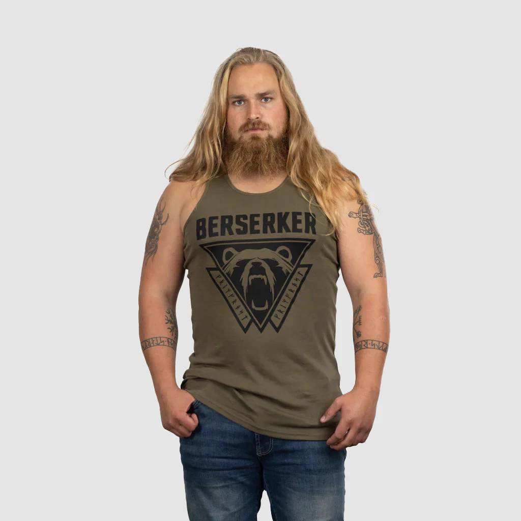 Premium Tank Top, Berserker, Green
