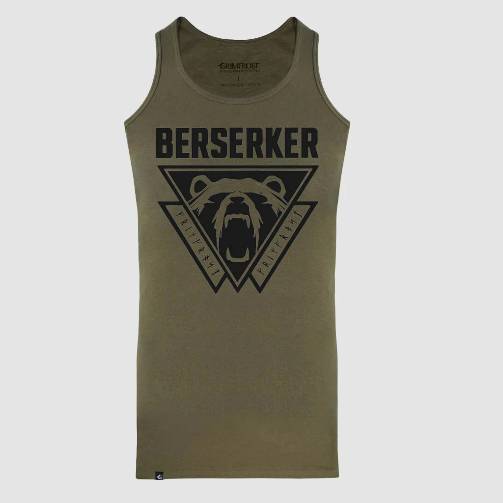 Premium Tank Top, Berserker, Green - Image 3