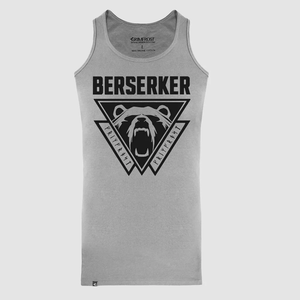 Premium Tank Top, Berserker, Grey - Image 3