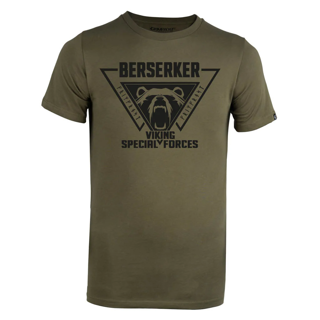 Premium T-shirt, Berserker, Green - Image 2