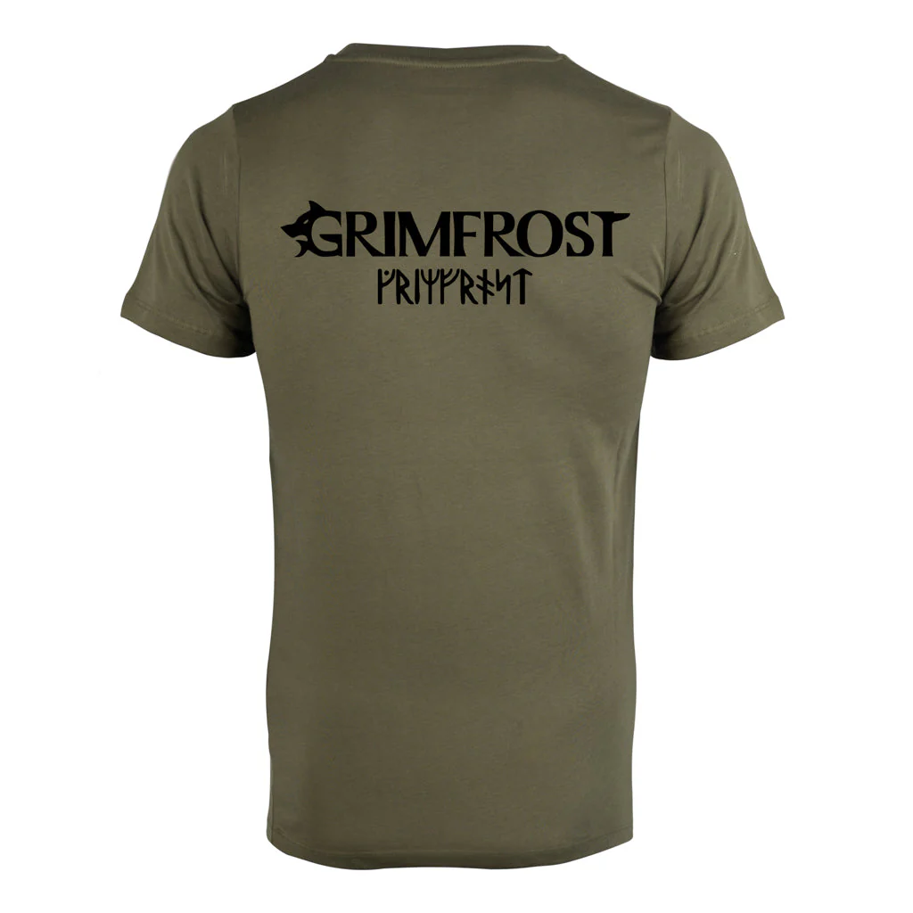Premium T-shirt, Grimfrost Logo, Green - Image 2