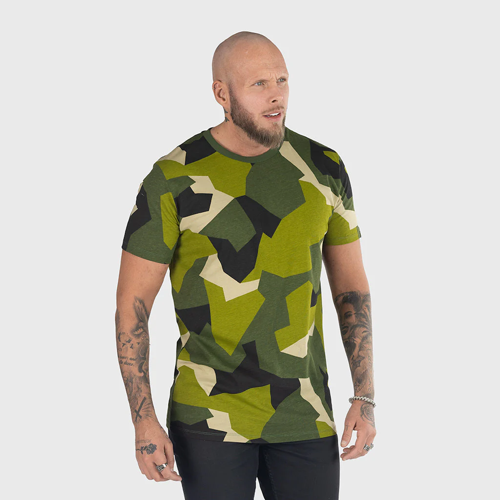 Premium T-shirt, Grimfrost, M90 Green Camo