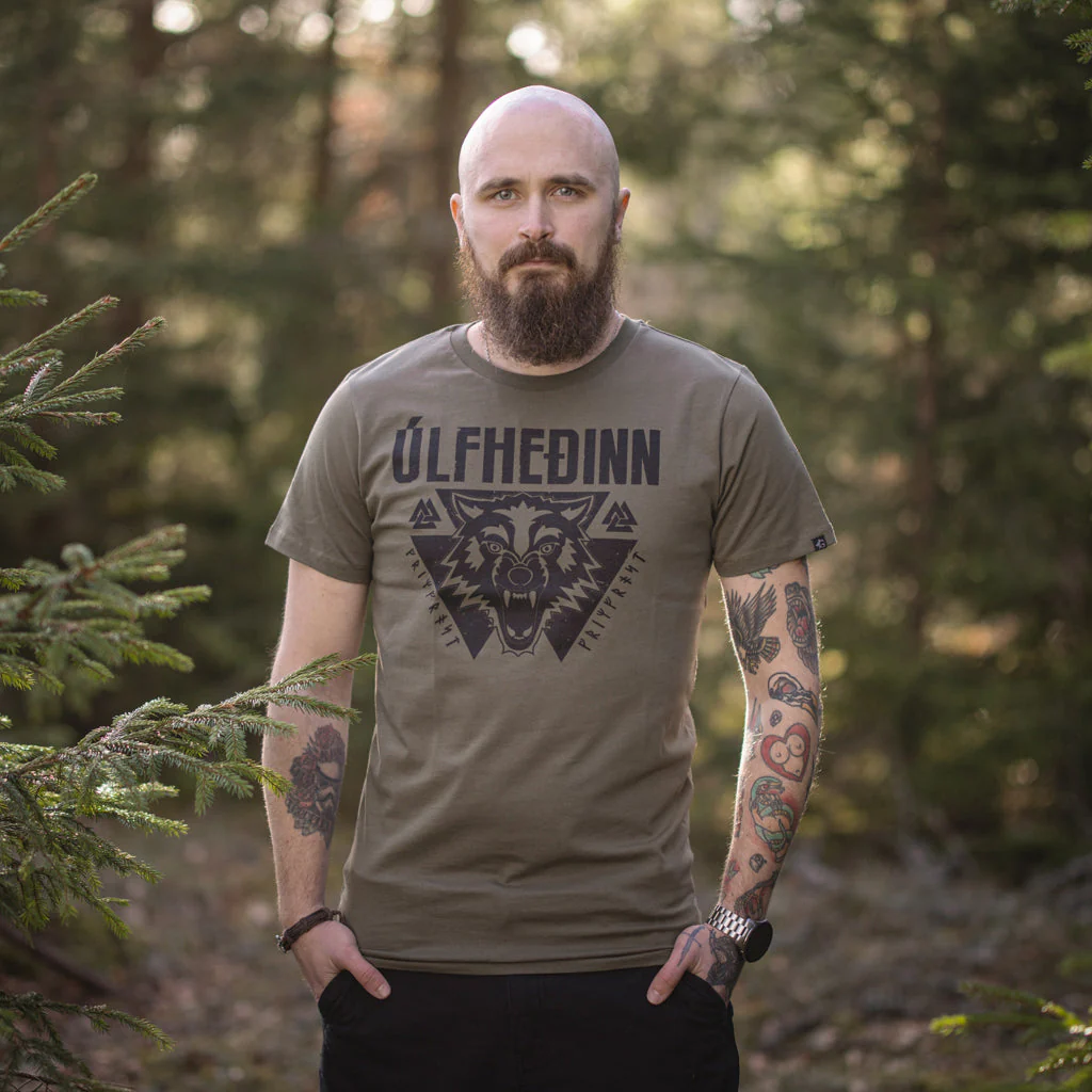 Premium T-shirt, Ulfhedinn, Green