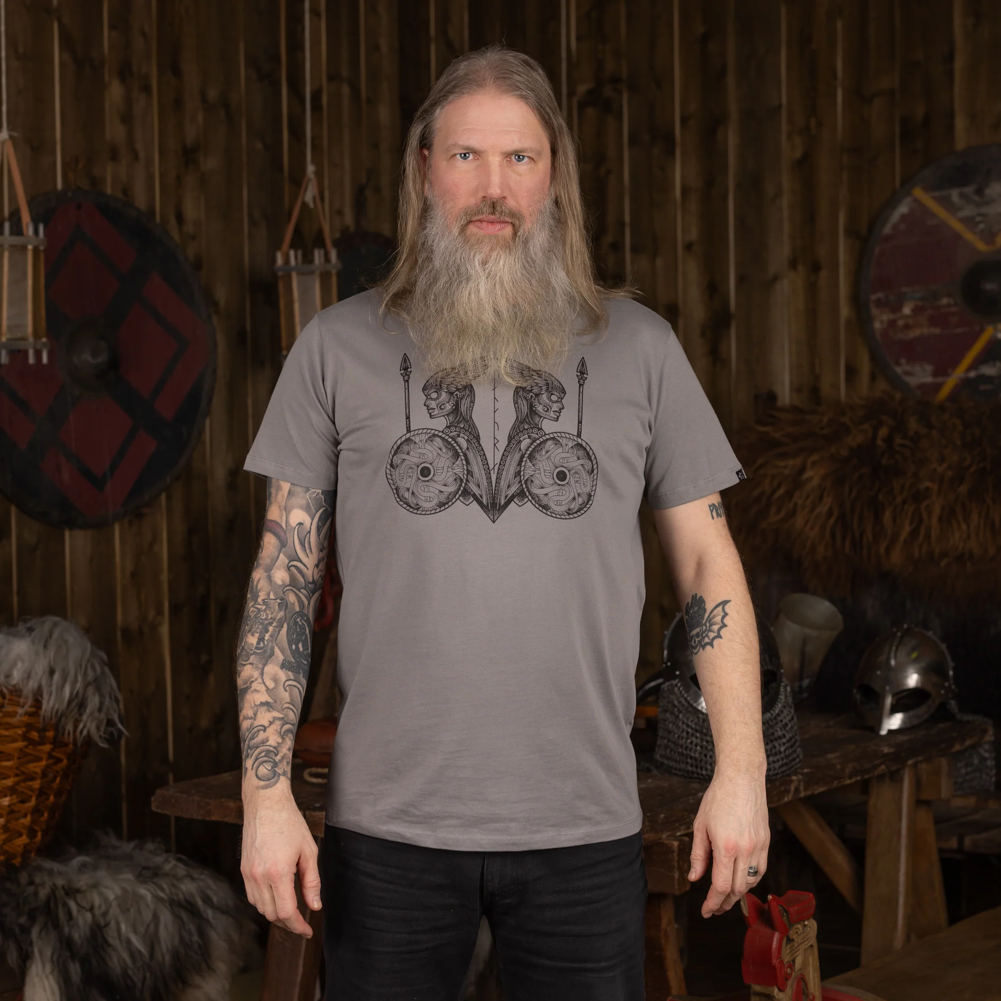 Premium T-shirt, Valkyries, Grey