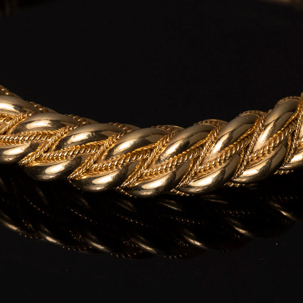 Premium Thick Gotland Armring, Gold - Image 4