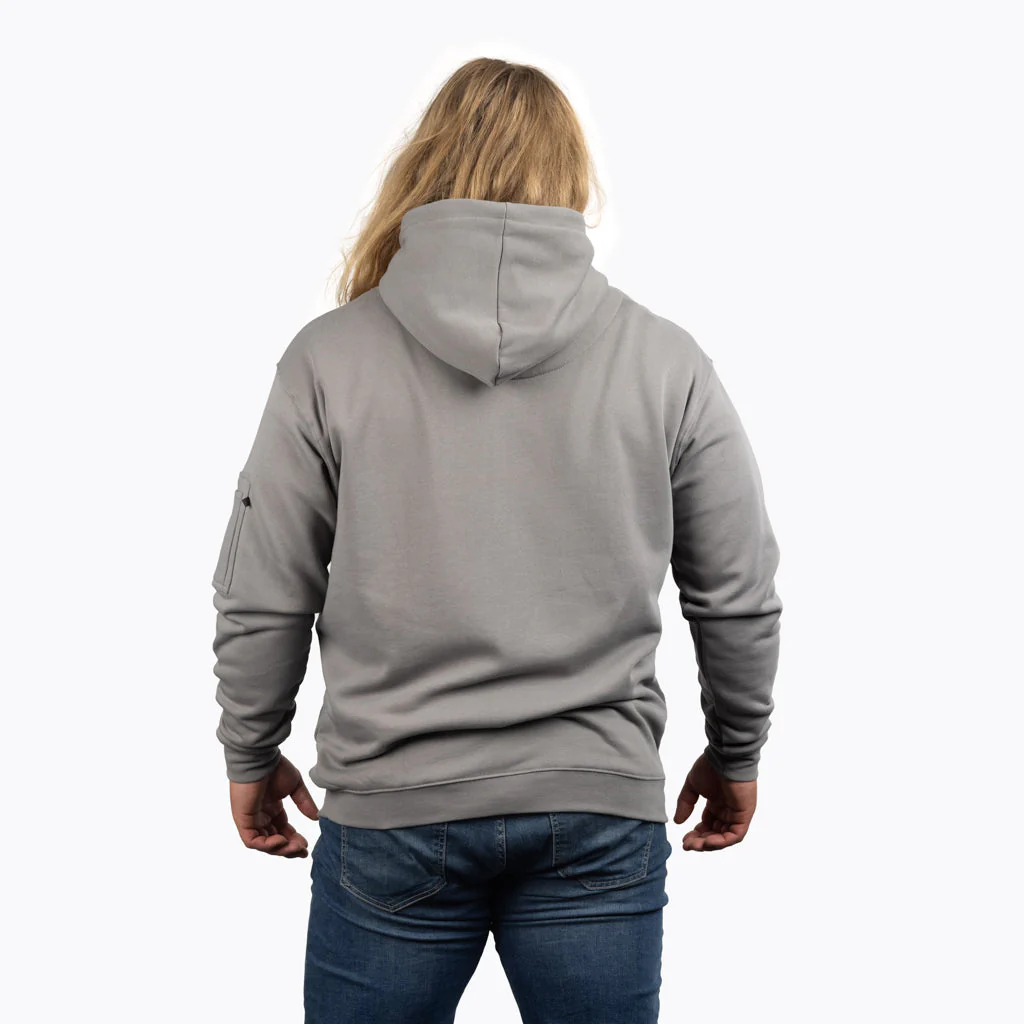 Premium Zip Hoodie, Grimfrost, Grey - Image 3