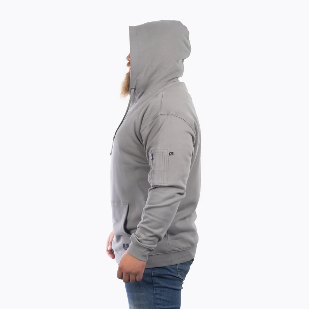 Premium Zip Hoodie, Grimfrost, Grey - Image 4