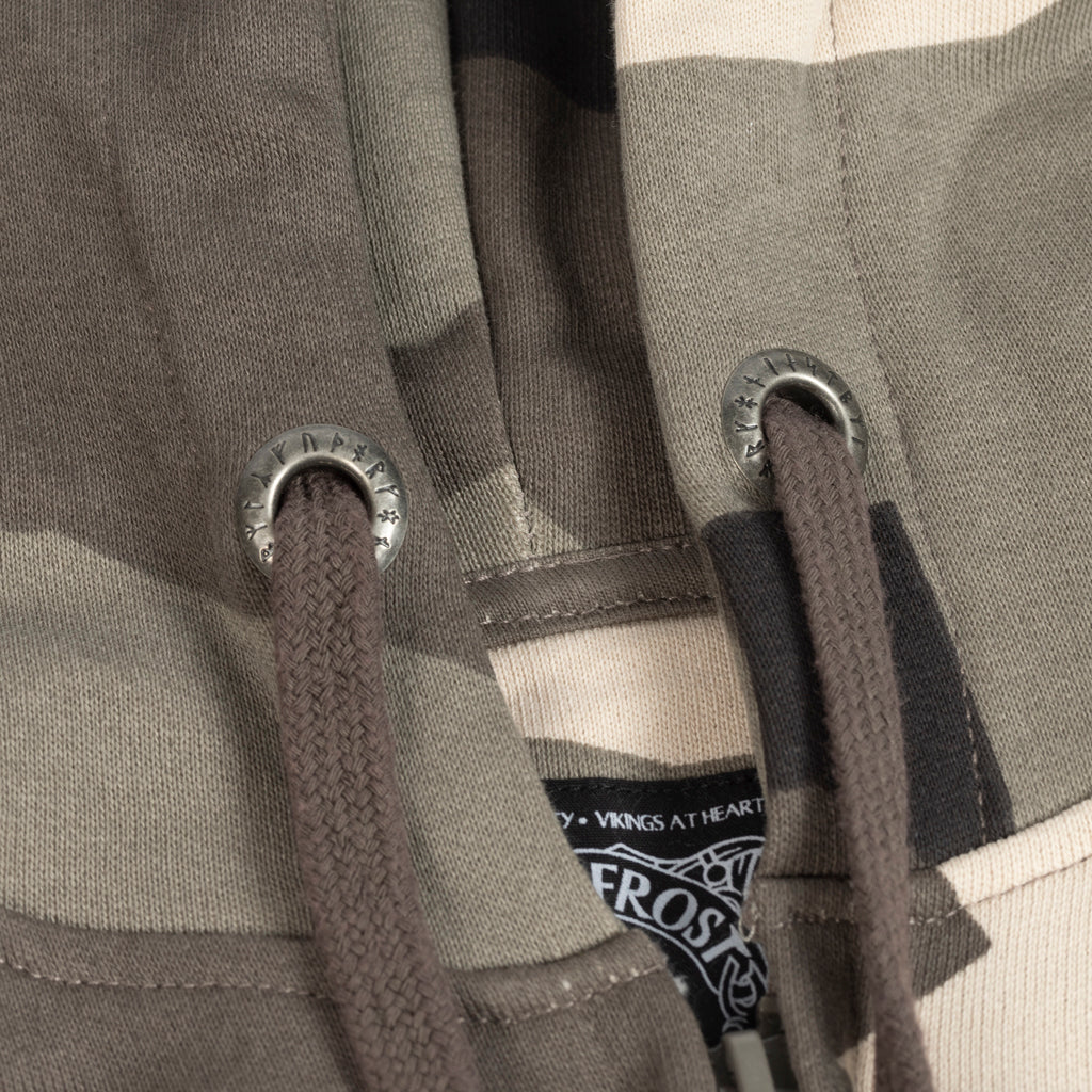 Premium Zip Hoodie, Ulfhedinn, M90 Brown Camo - Image 3