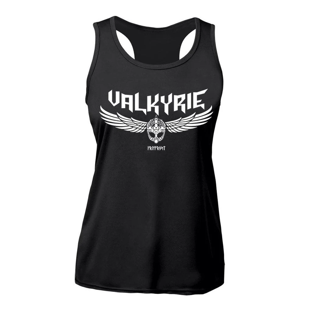 Gym Racerback Vest, Valkyrie, Black - Image 4