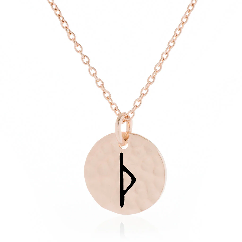Choose Your Rune Pendant, Rose Gold - Image 3