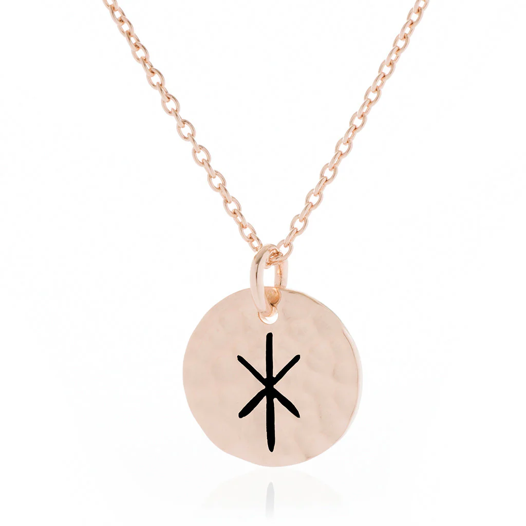 Choose Your Rune Pendant, Rose Gold - Image 7