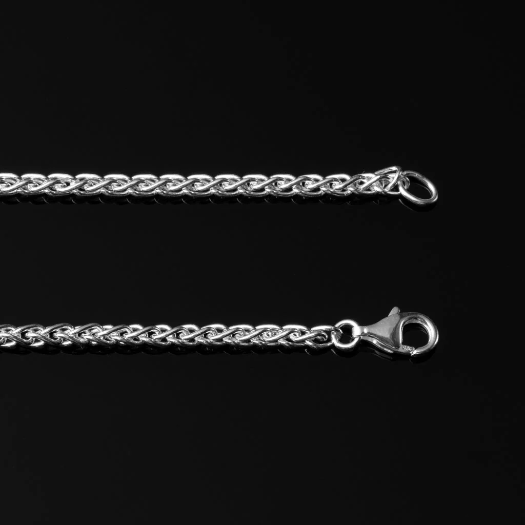 Silver Wheat Chain - Image 2