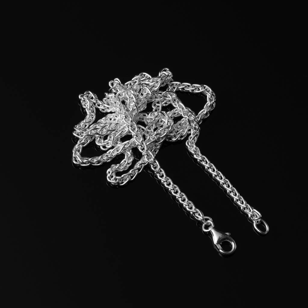 Silver Wheat Chain - Image 3