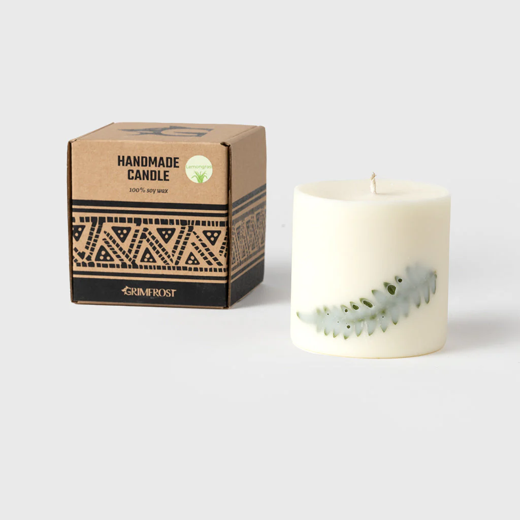 Soy Wax Candle, Lemongrass, Large - Image 2
