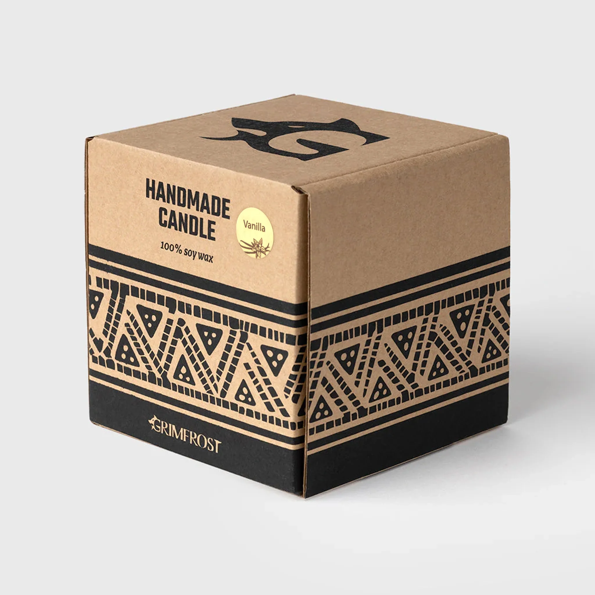 Soy Wax Candle, Vanilla, Large - Image 4