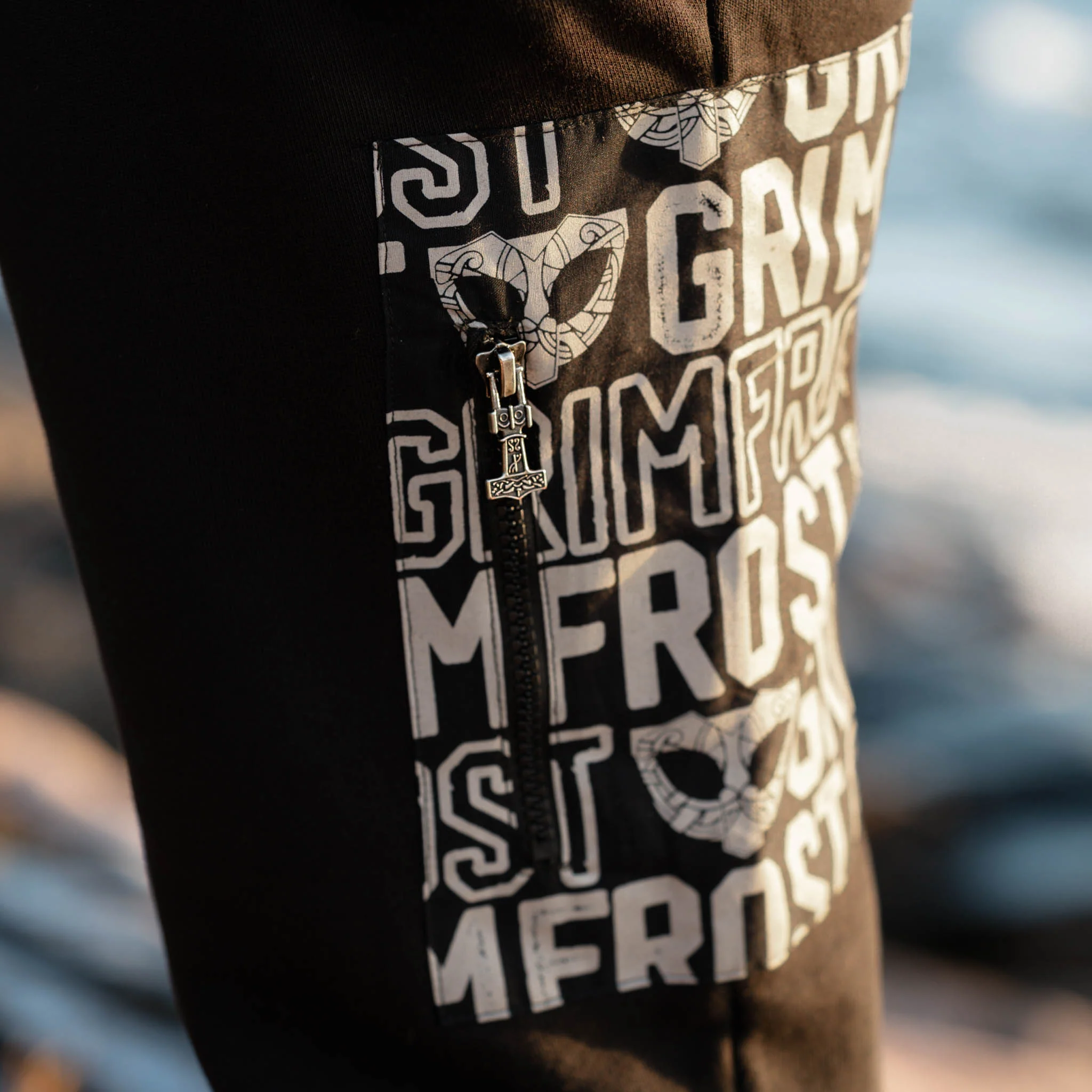 Sweatpants, Thor's Hammer Zipper - Image 5