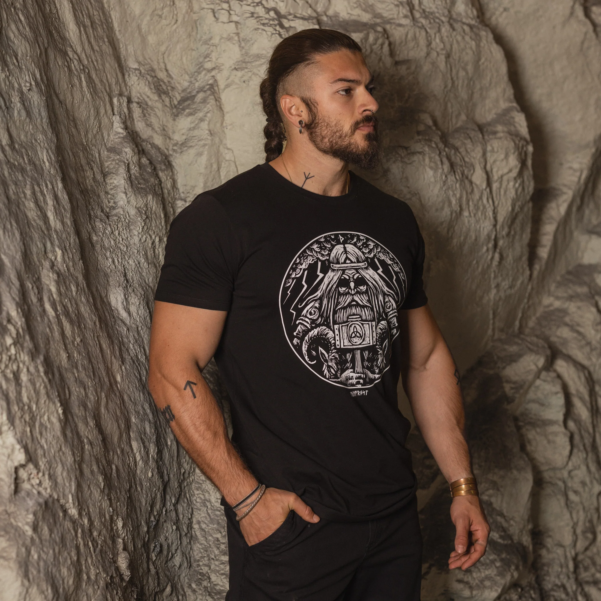 Premium T-shirt, Thor, Black - Image 3