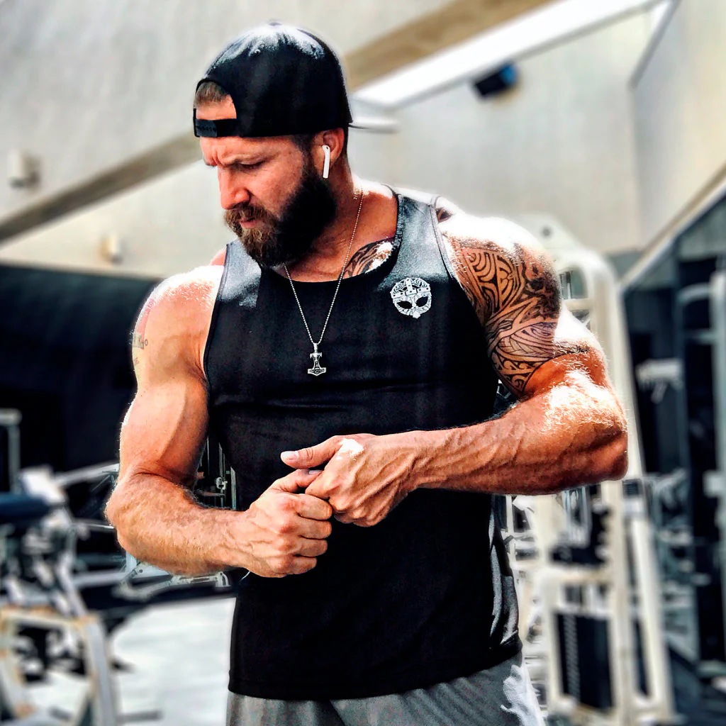 Gym Tank Top, Grimfrost, Black
