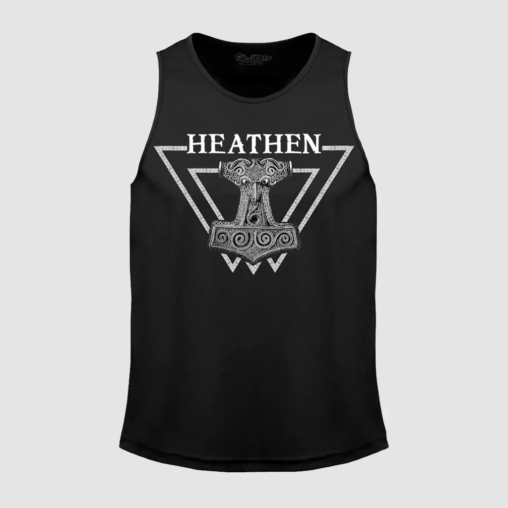 Gym Tank Top, Heathen, Black