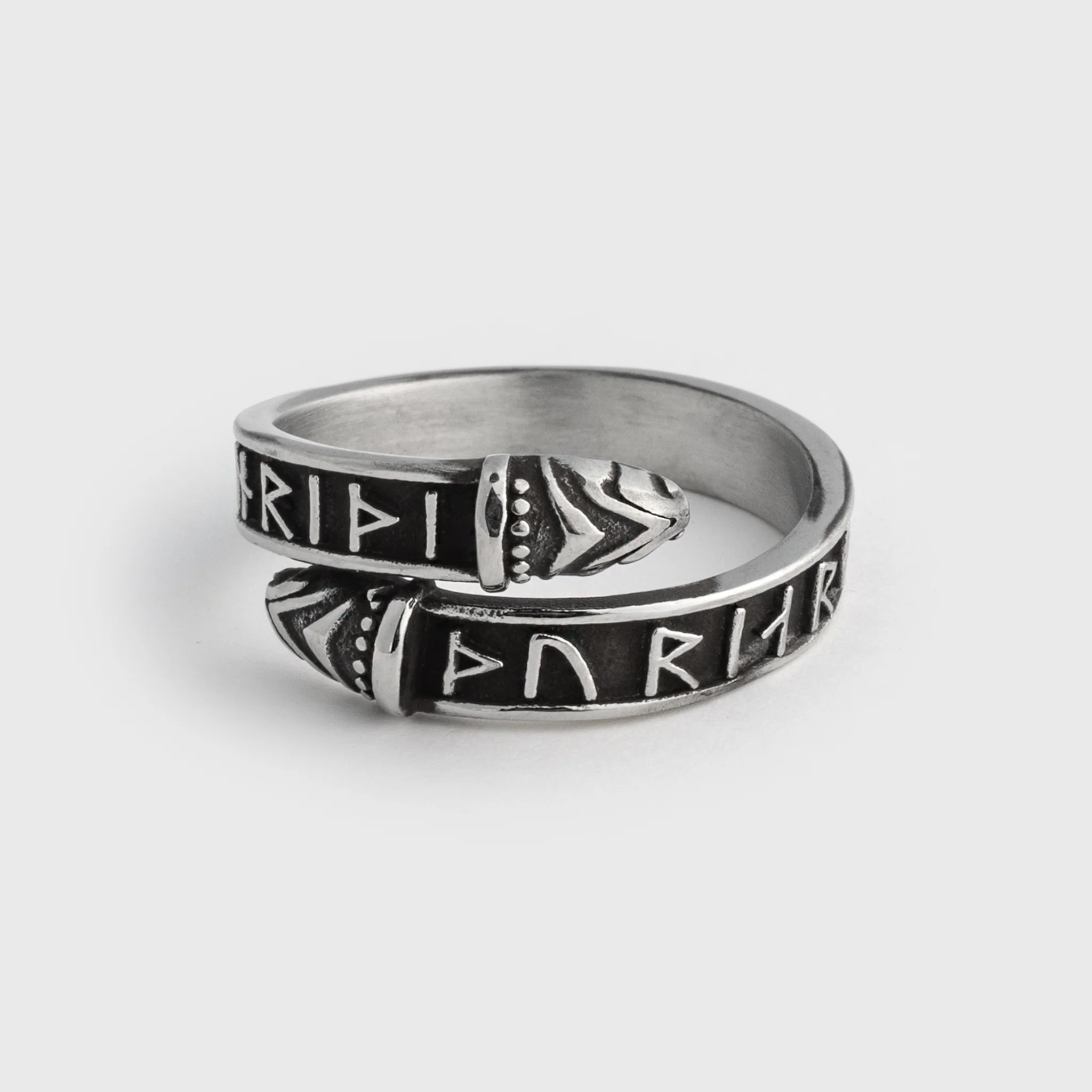 Thor Lindworm Ring, Stainless Steel - Image 2