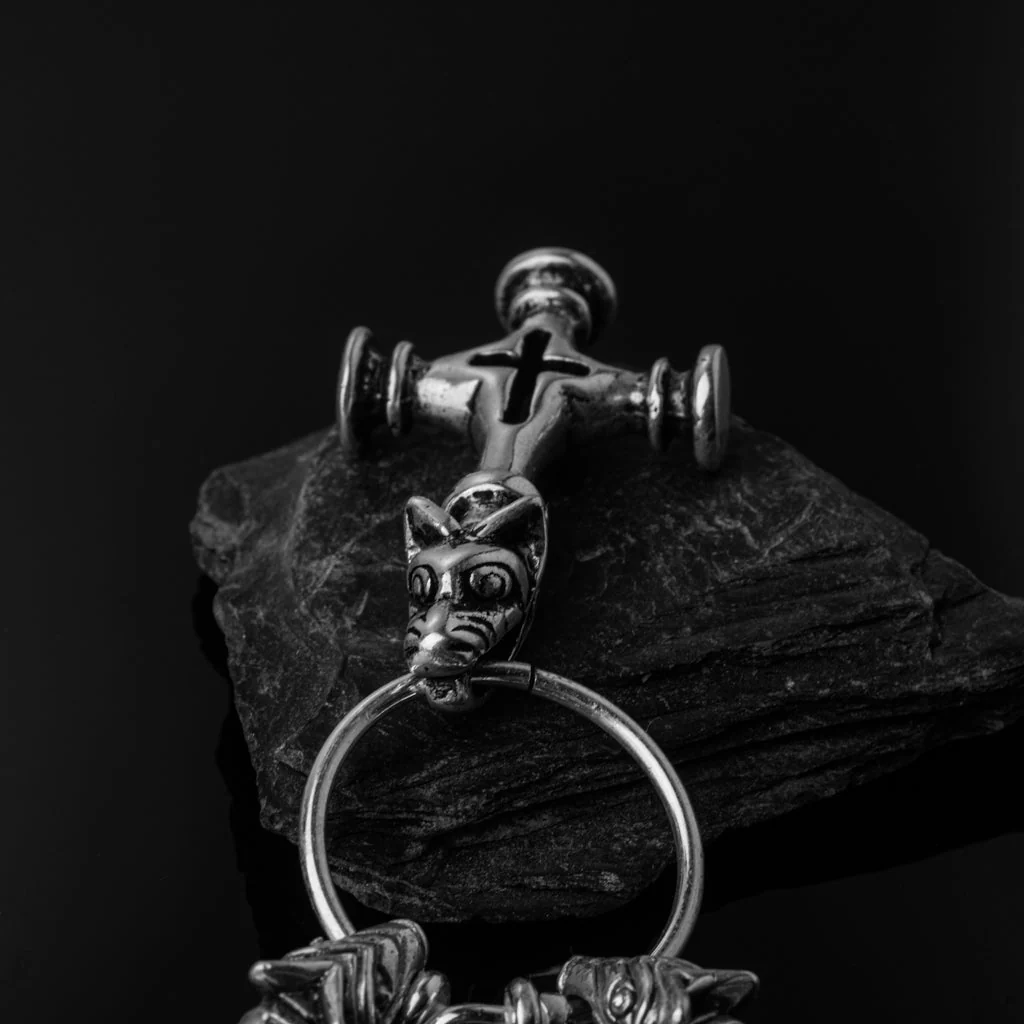 Valhalla Wolf Chain, Set 3, Silver - Image 3