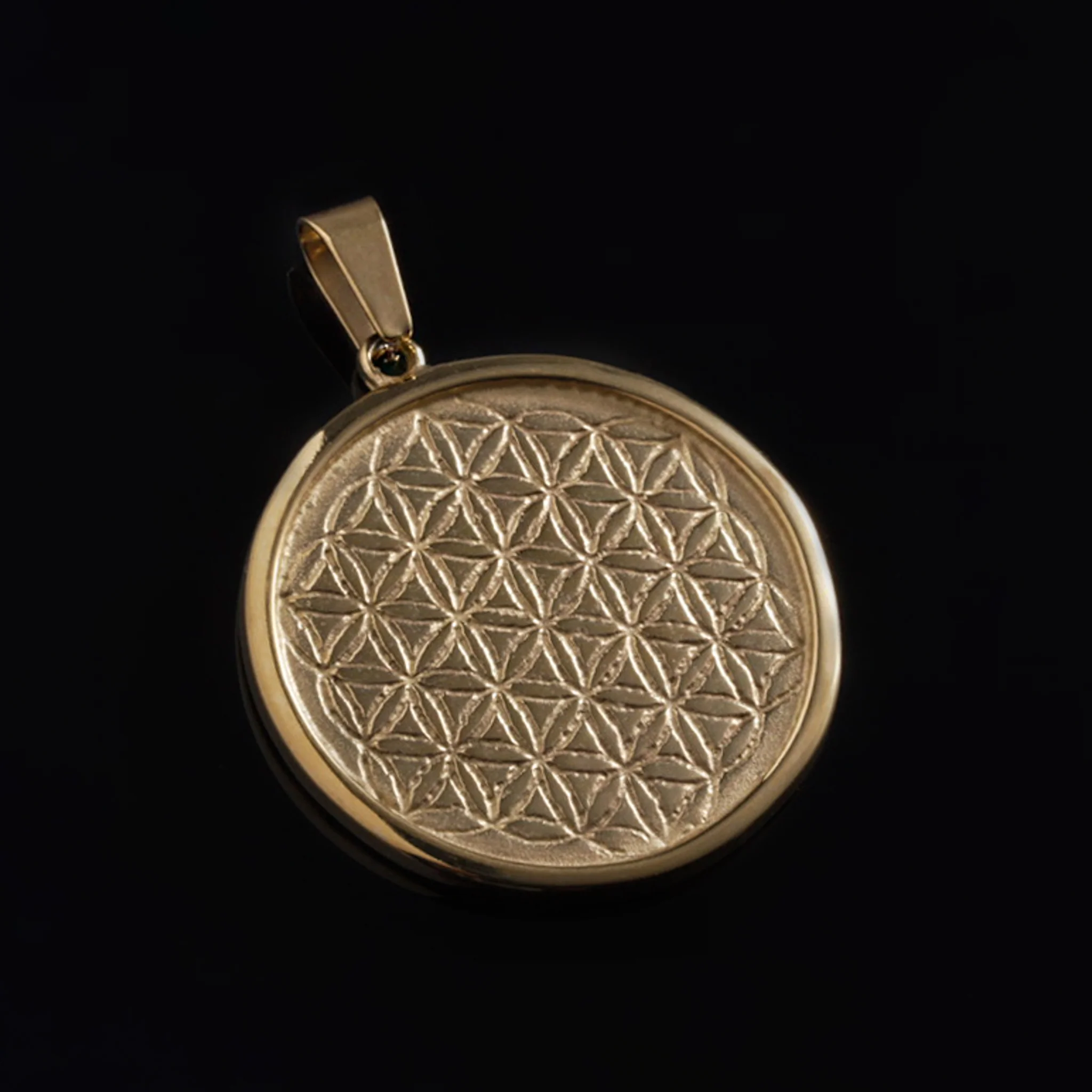 Valknut Pendant, Gold Plated - Image 6