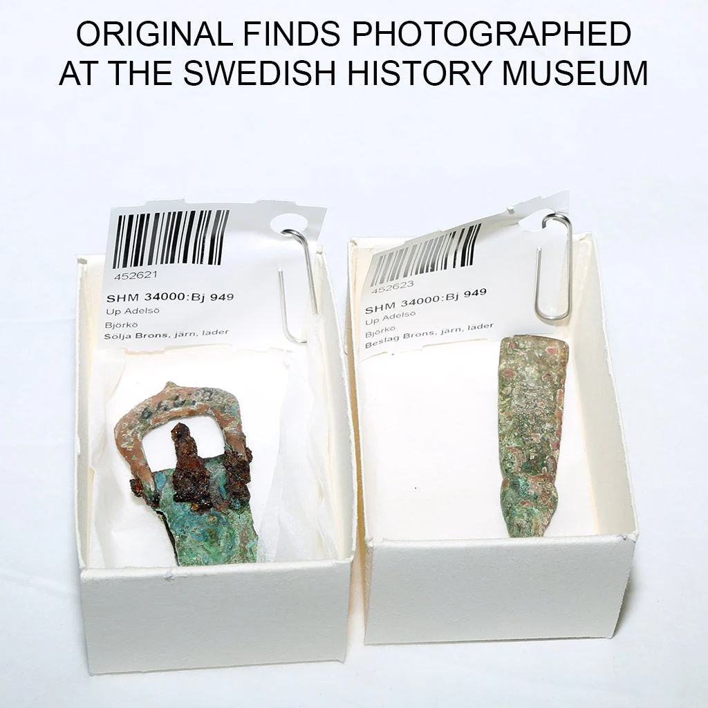 Viking Belt, Birka 949, Chestnut - Image 3