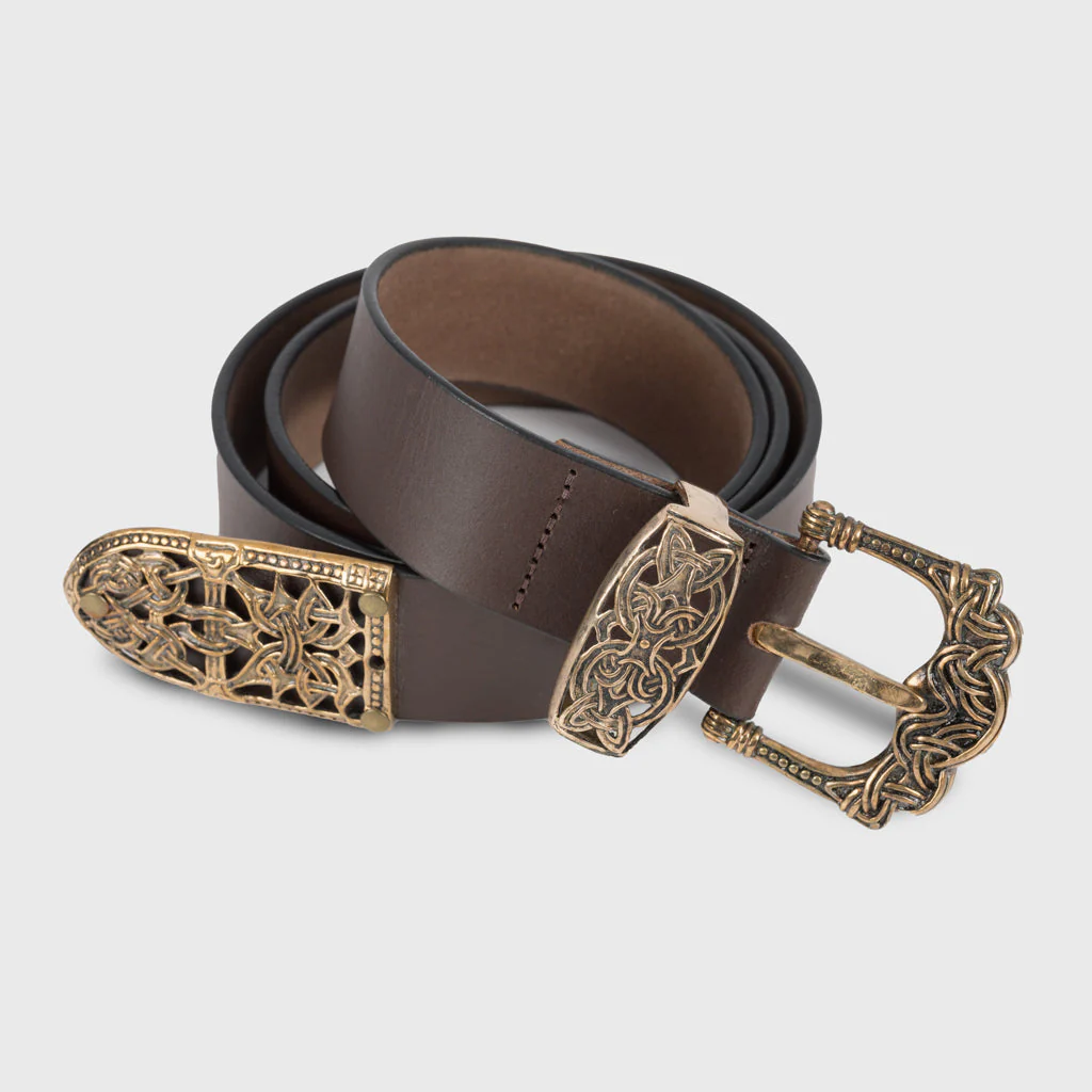 Viking Belt, Gokstad, Antique Brown - Image 2