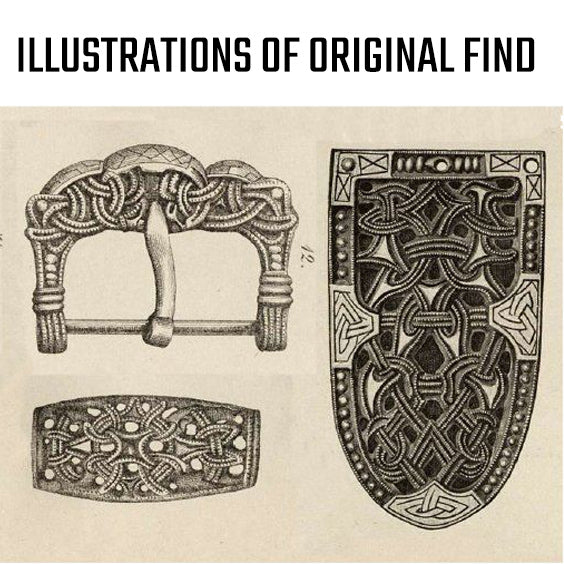 Viking Belt, Gokstad, Chestnut - Image 5