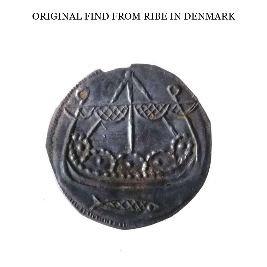 Viking Coins and Pouch, Silver - Image 5