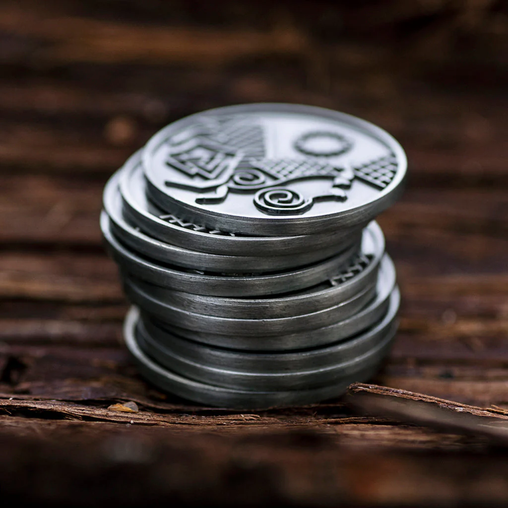Viking Coins, White Metal - Image 3