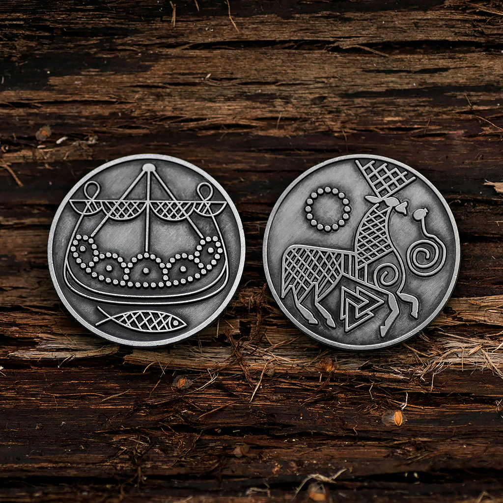 Viking Coins, White Metal - Image 4