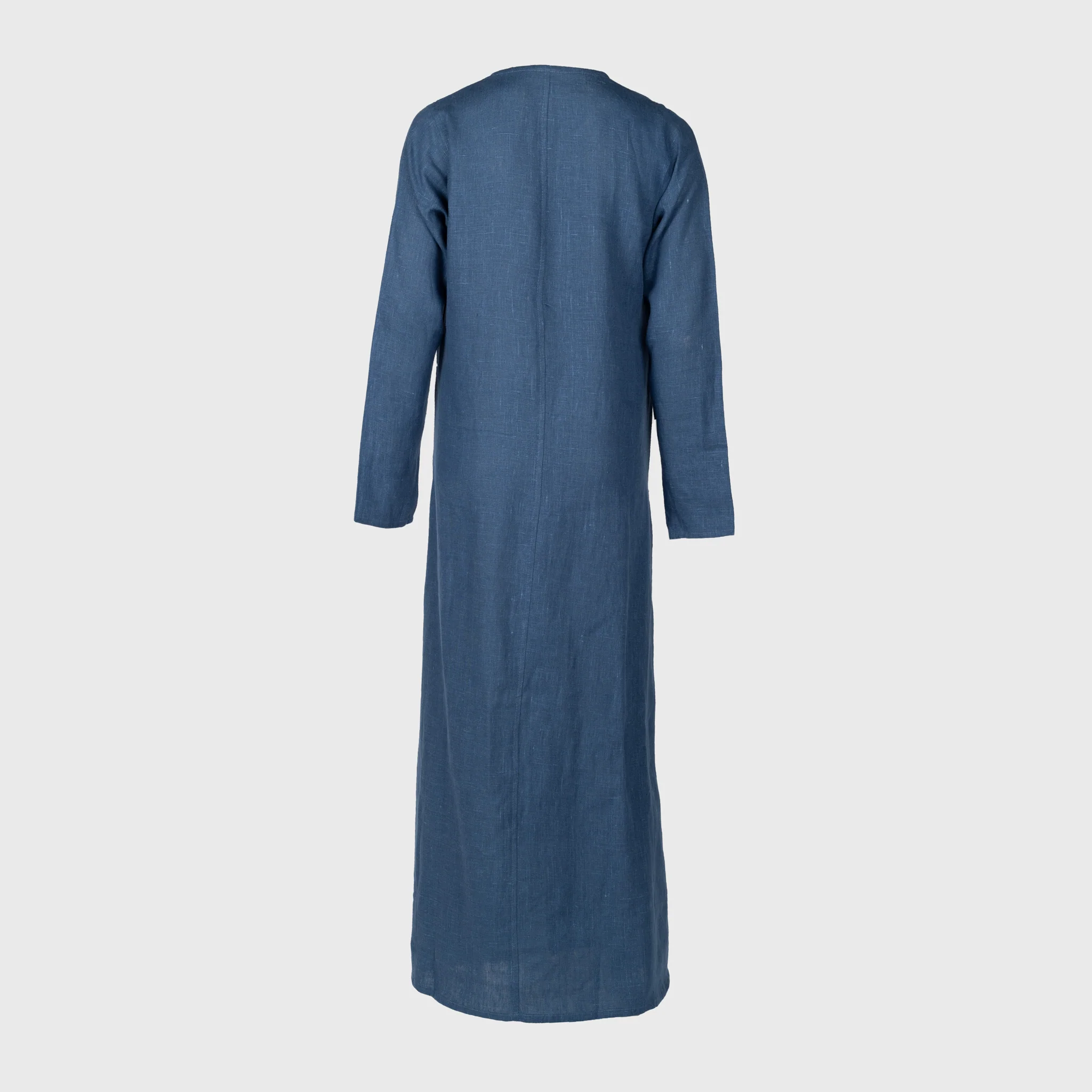 Viking Dress, Linen Blue - Image 3