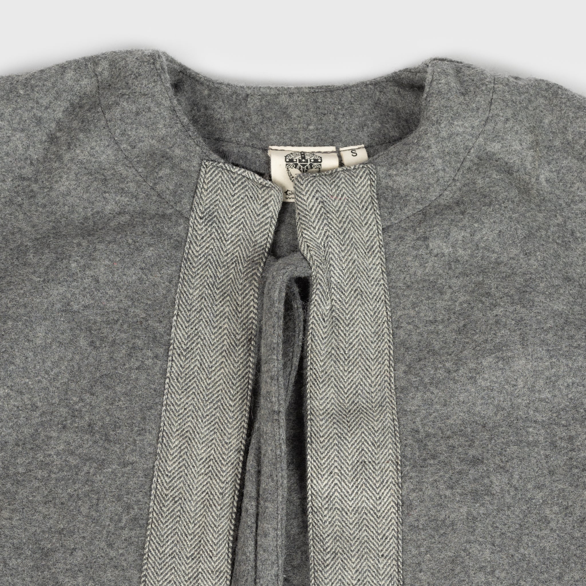 Viking Half-Circle Cloak, Grey - Image 3